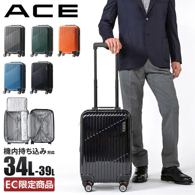 商品レビューで+5%｜エース クレスタ スーツケース 機内持ち込み Sサイズ SS 34L 39L 拡張 軽量 ACE 06316 キャリーケース Ace（エース） クレスタ スーツケース 機内持ち込み Sサイズ SS 34L