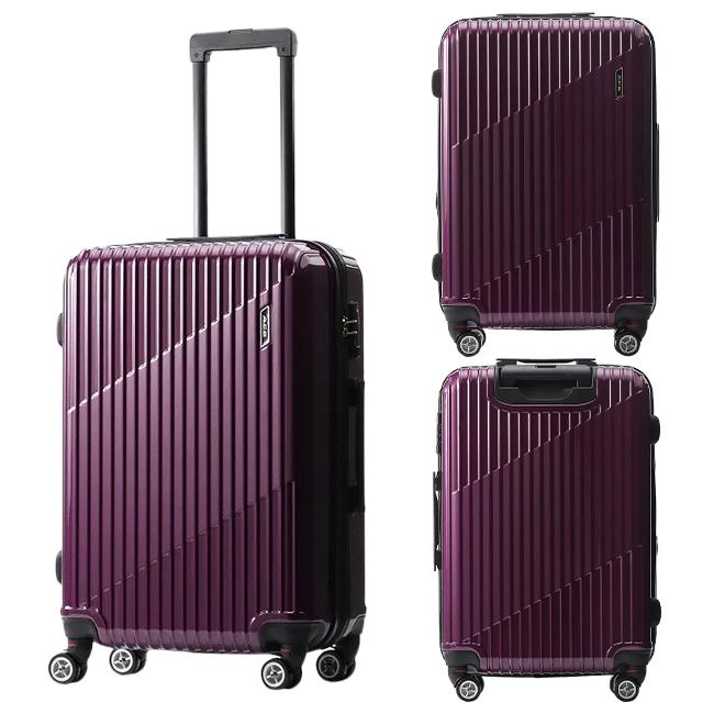 Ace（エース） クレスタ スーツケース Mサイズ 64L 70L 拡張機能付き