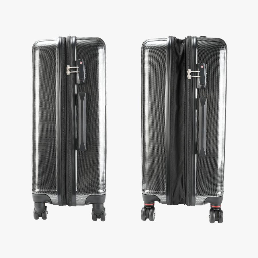 Ace（エース） クレスタ スーツケース Mサイズ 64L 70L 拡張機能付き