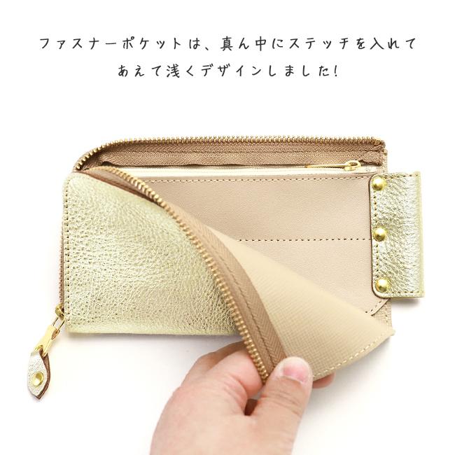 まに様シルバーショルダーウォレット お財布ショルダー シルバー レディース お財布ポシェット 縦型