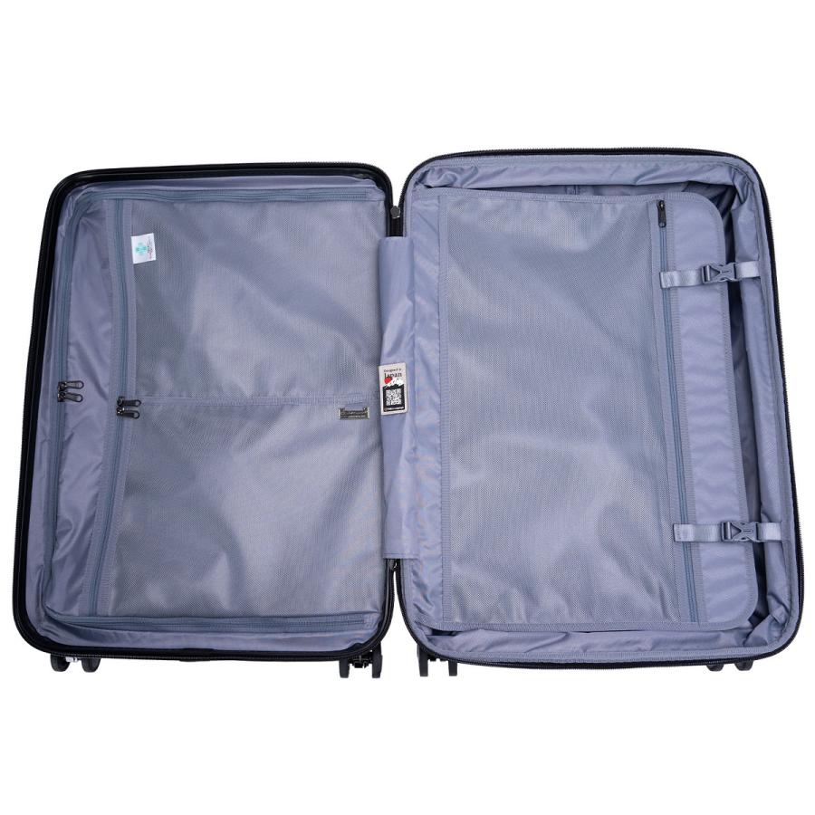 アジアラゲージ スーツケース Mサイズ Lサイズ 70L 82L 拡張 ストッパー付き 軽量 デカかるEdge A.L.I Asia Luggage ALI-089-24Wの画像