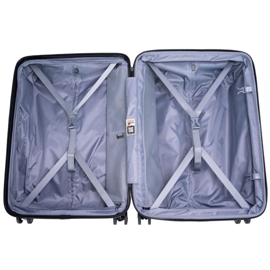 アジアラゲージ スーツケース Mサイズ Lサイズ 70L 82L 拡張 ストッパー付き 軽量 デカかるEdge A.L.I Asia Luggage ALI-089-24Wの画像