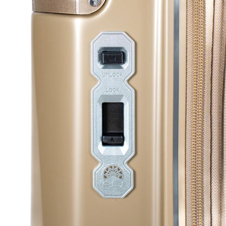 アジアラゲージ スーツケース Mサイズ Lサイズ 70L 82L 拡張 ストッパー付き 軽量 デカかるEdge A.L.I Asia Luggage ALI-089-24Wの画像