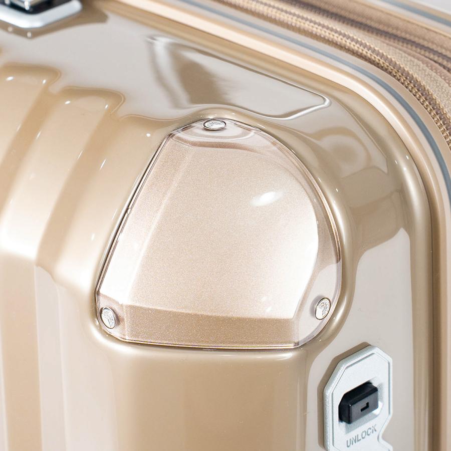 アジアラゲージ スーツケース Mサイズ Lサイズ 70L 82L 拡張 ストッパー付き 軽量 デカかるEdge A.L.I Asia Luggage ALI-089-24Wの画像