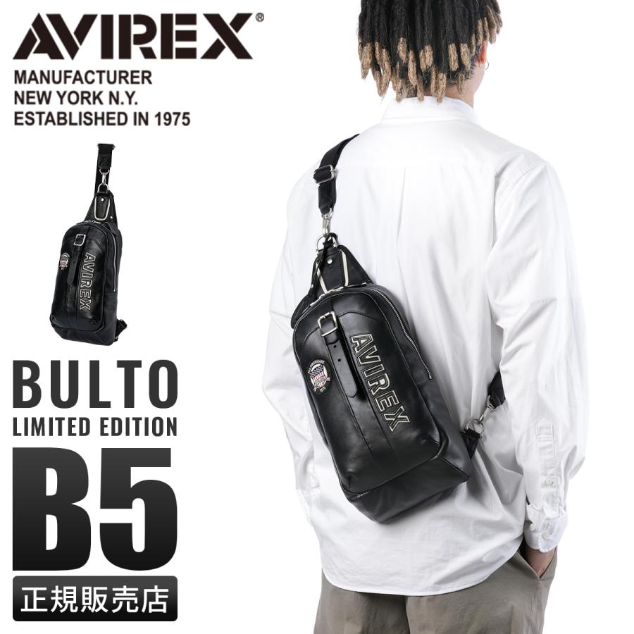 AVIREX（アヴィレックス） ボディバッグ ワンショルダーバッグ メンズ 