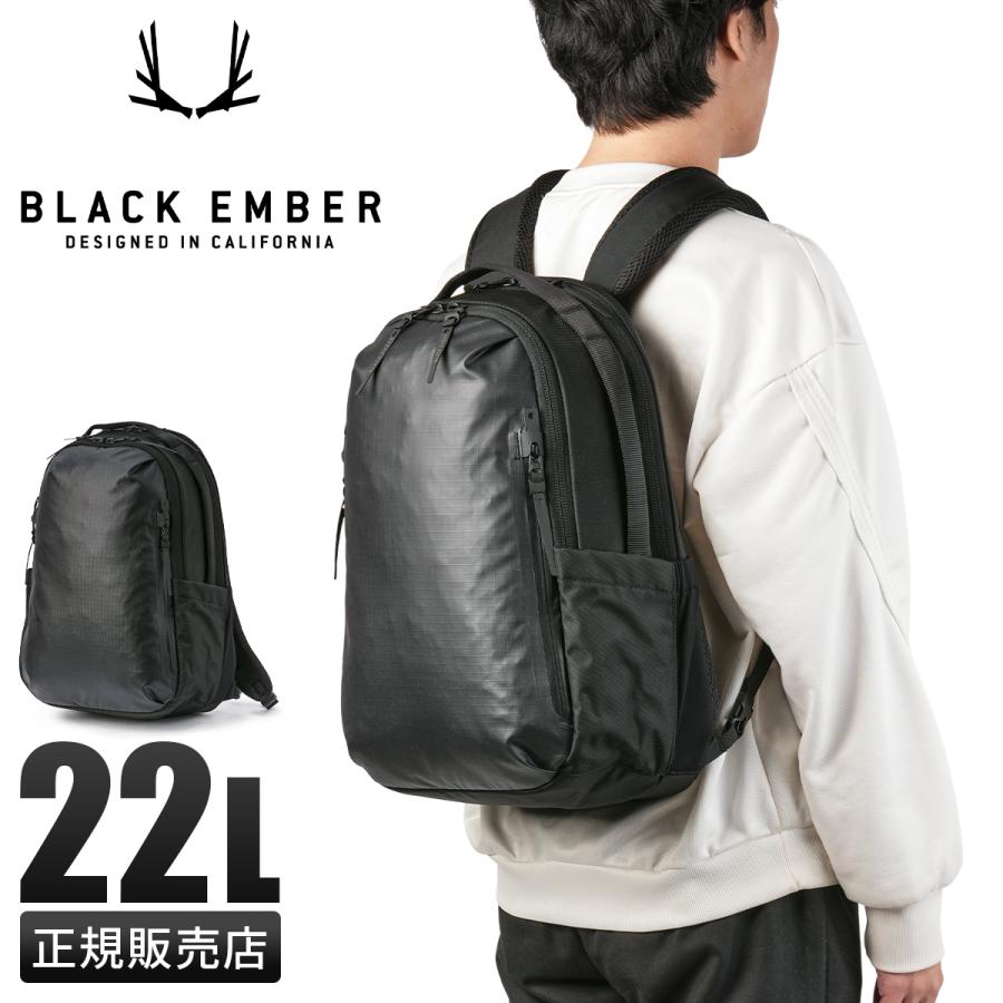 商品レビューで+5%｜ブラックエンバー リュック バックパック メンズ ブランド A4 22L BLACK EMBER 7224001 BLACK EMBER（ブラックエンバー） リュック バックパック メンズ
