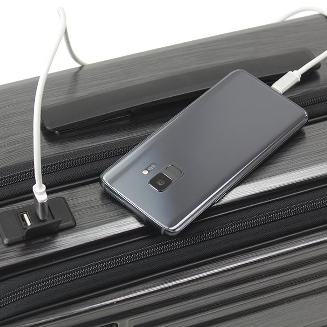 バーマス インターシティ スーツケース 機内持ち込み BERMAS 60500 Sサイズ 35L フロントオープン ストッパー付き USB 軽量  在庫限り｜business-bugs｜14