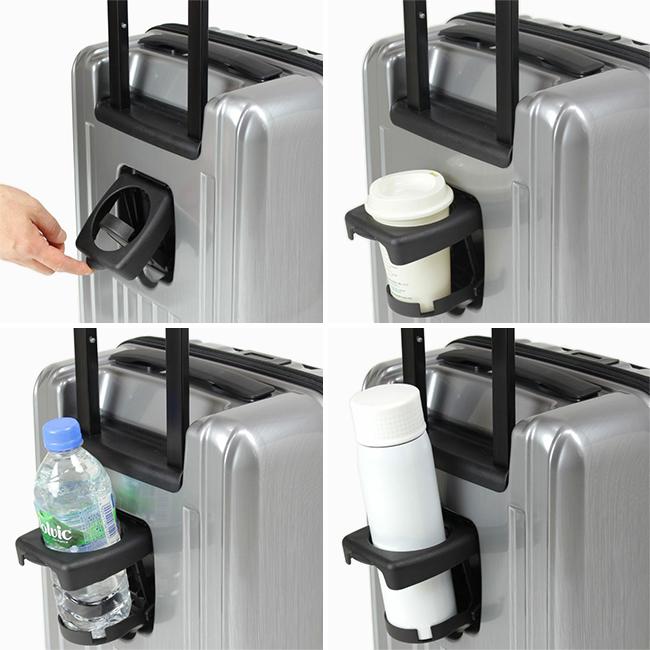 バーマス インターシティ スーツケース 機内持ち込み BERMAS 60525 Sサイズ 34L 軽量 フロントオープン ストッパー カップホルダー USBの画像