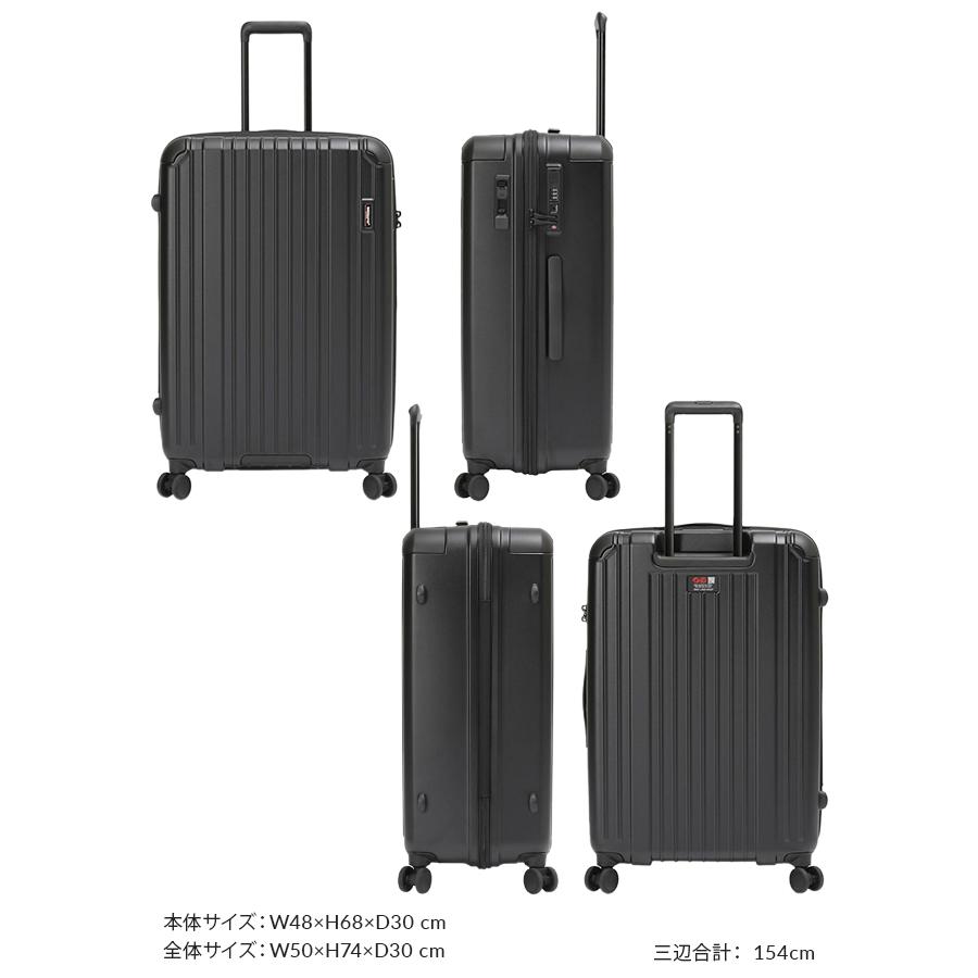 BERMAS（バーマス） スーツケース Lサイズ 91L 軽量 大型 大容量 無料