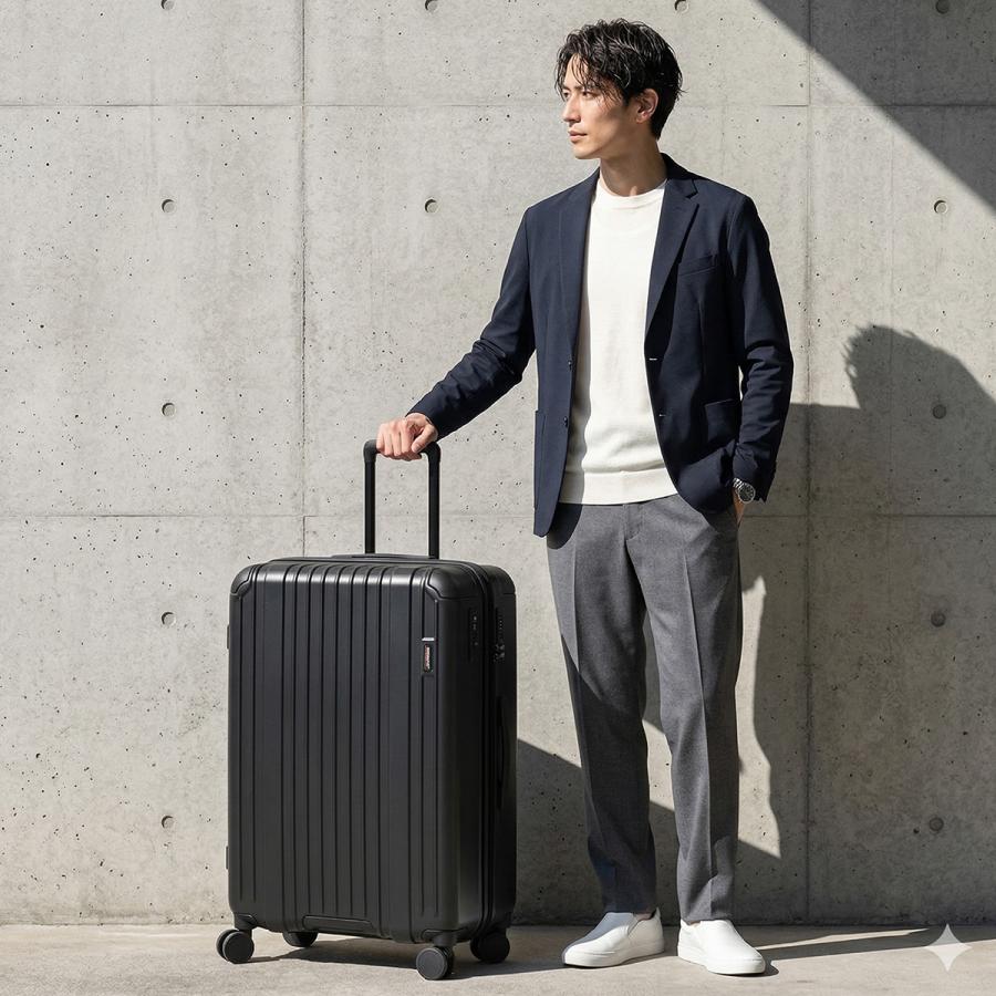 バーマス ヘリテージ3 60542 スーツケース Lサイズ 92L 軽量 大型 大容量 無料受託手荷物 静音キャスター ファスナータイプ キャリーケース BERMAS HERITAGEIIIの画像