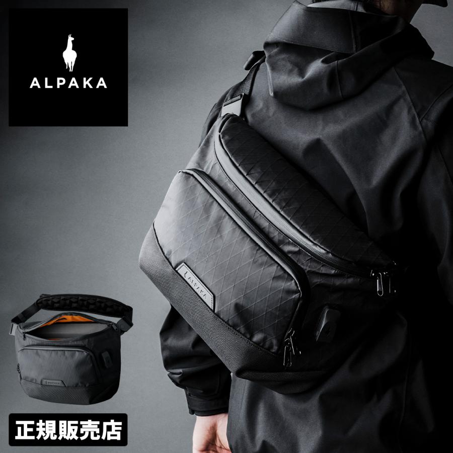 ALPAKA アルパカ ボディバッグ メンズ ブラボースリングマックス
