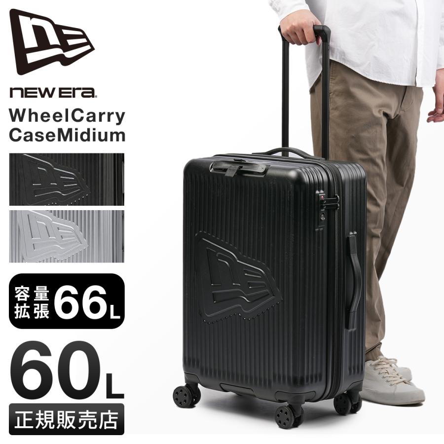 ニューエラ　キャリーケース　60-66リットル　新品未使用 NEW ERA ニューエラ スーツケース Mサイズ 60L/66L 拡張機能付き