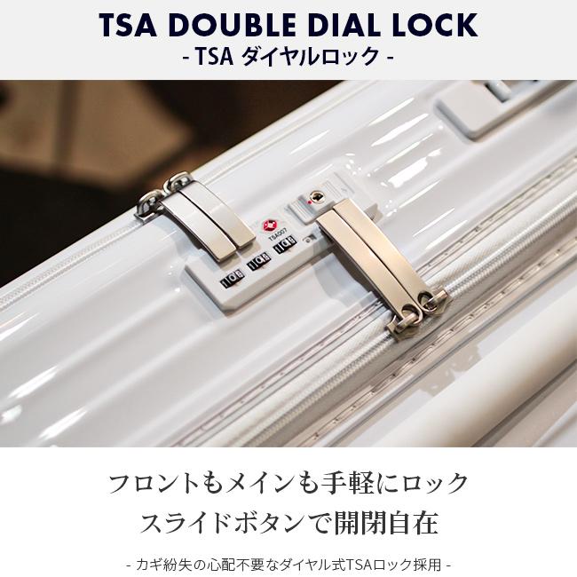 カーゴ Cargo スーツケース ロータリーロック 静音 大型 100L新品 TORIO（トリオ） カーゴ スーツケース LLサイズ XL 100L フロント