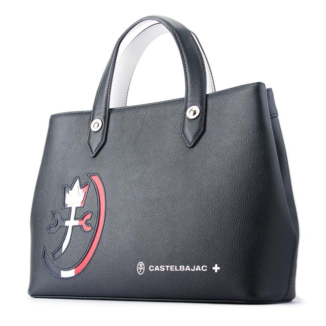 カステルバジャック トートバッグ ハンドバッグ メンズ レディース ブランド ミニ レザー 小さめ 本革 日本製 カルネ CASTELBAJAC 032511の画像