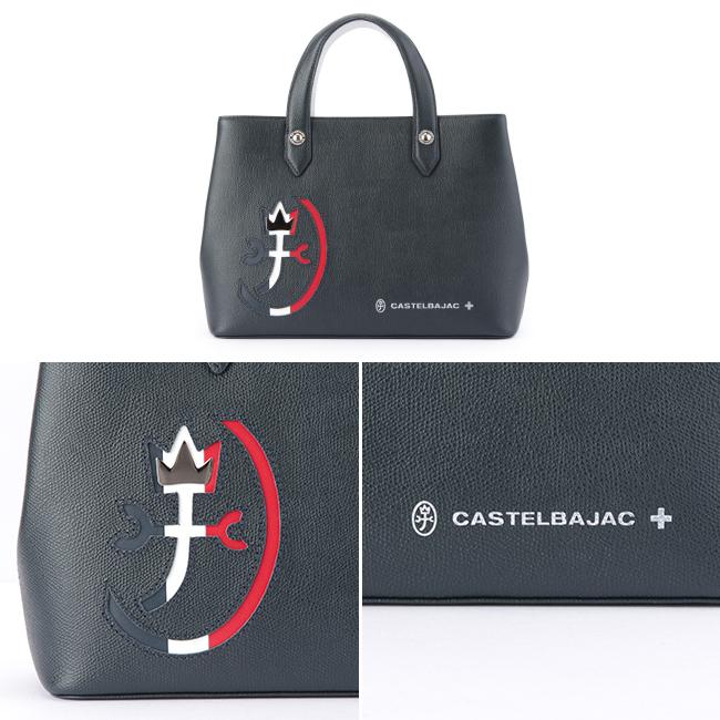 カステルバジャック トートバッグ ハンドバッグ メンズ レディース ブランド ミニ レザー 小さめ 本革 日本製 カルネ CASTELBAJAC 032511の画像