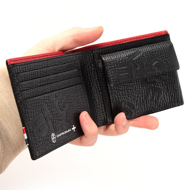 CASTELBAJAC（カステルバジャック） 財布 二つ折り財布 本革 レザー