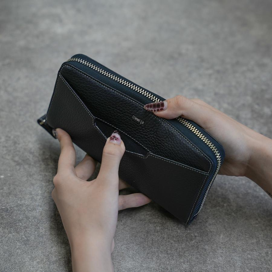 COMME CA（コムサ） 長財布 レディース ブランド レザー 本革 大容量