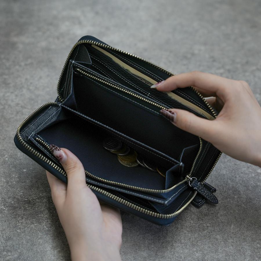 COMME CA（コムサ） 長財布 レディース ブランド レザー 本革 大容量