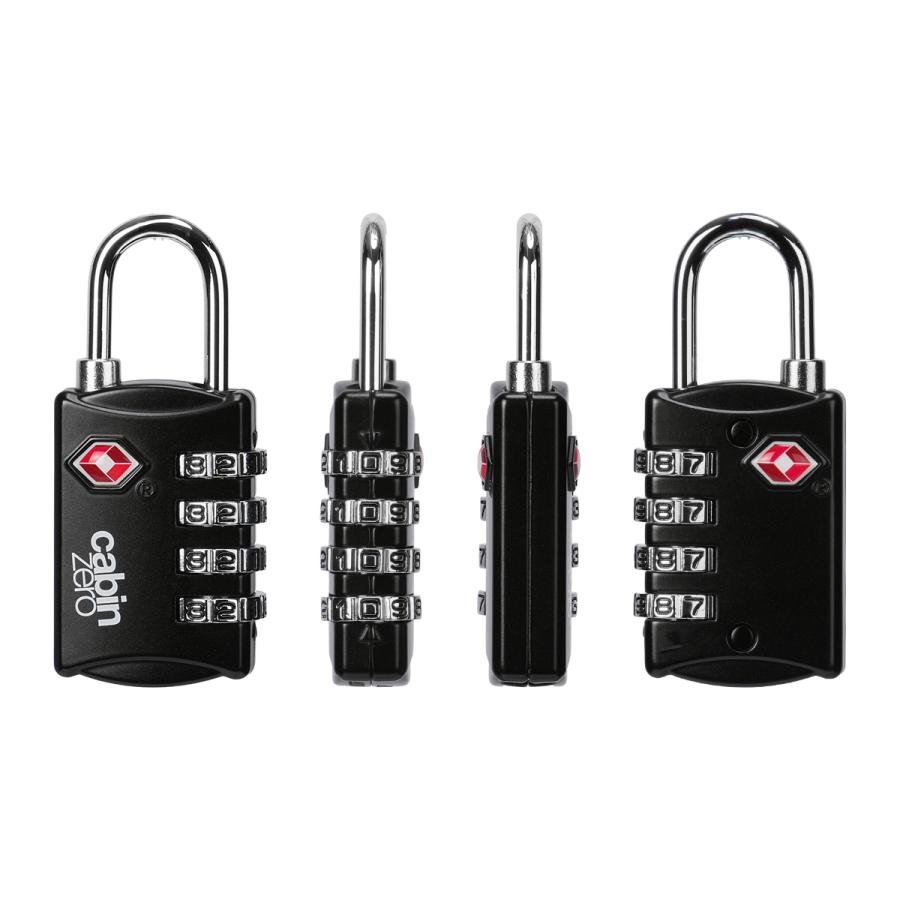 メール便選択で送料無料 キャビンゼロ TSAロック 南京錠 鍵 ダイヤル式ロック 4桁 cabin zero cz-tsa-travel-lock | cabin zero | 12