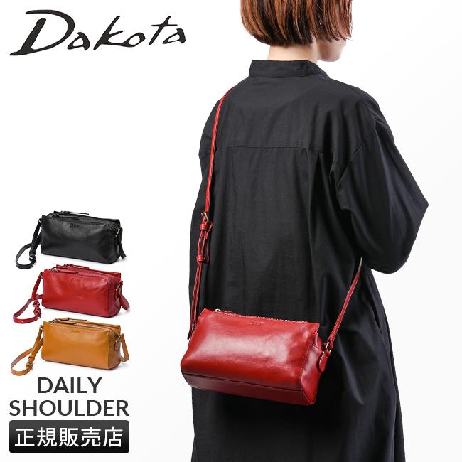 未使用 ダコタ Dakota バッグ ショルダーバッグ サコッシュ カーフレザー レディース 斜め掛け クロスボディ 鞄 レッド Dakota（ダコタ） バッグ ショルダーバッグ 横型 レディース 女性