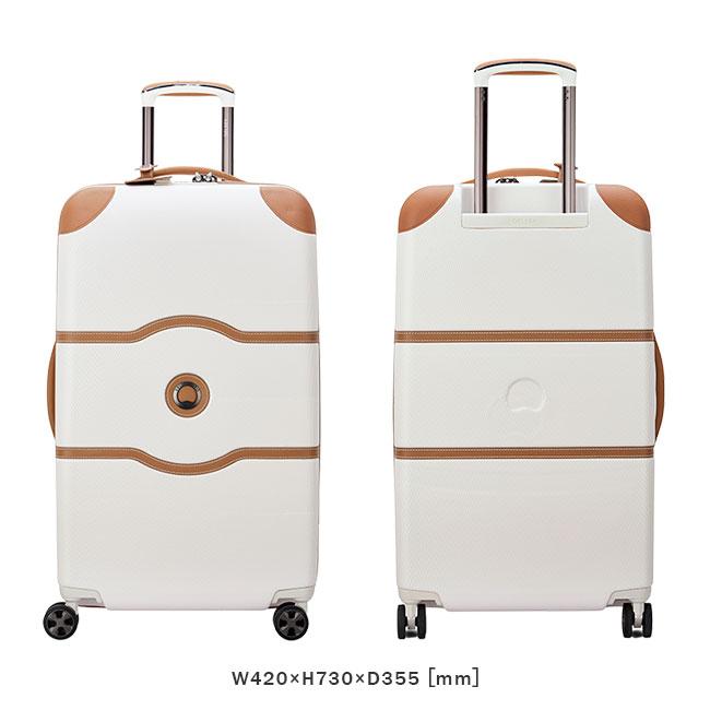 DELSEY CHATELET AIR 2.0 91Lスーツケース ホワイト DELSEY（デルセー） スーツケース Lサイズ 91L 軽量 大型 大容量 出張