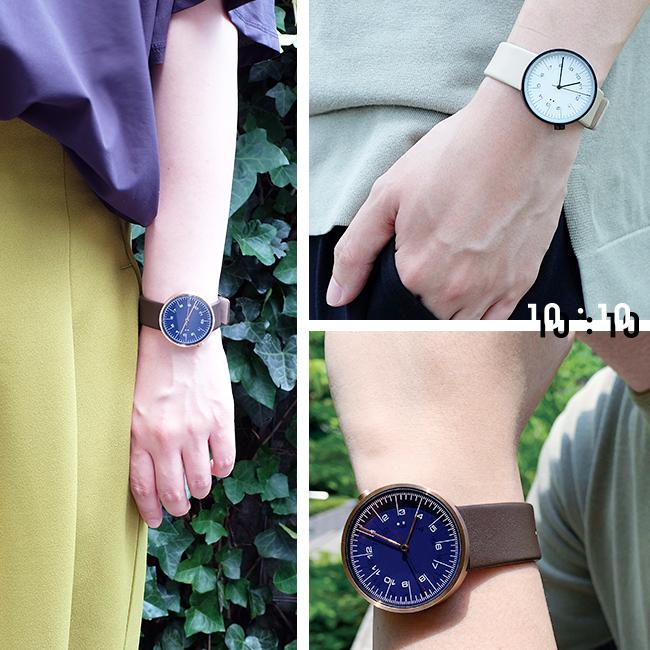 10:10 BY NENDO テンテンバイネンド 腕時計 メンズ レディース 革