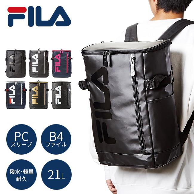 FILA フィラ リュック 21L 女子 男子 軽量 撥水 黒 中学生 高校生 通学 小さめ ミニ コンパクト スクエア ボックス型 スクールバッグ スクバ 7576 在庫限り｜business-bugs｜29