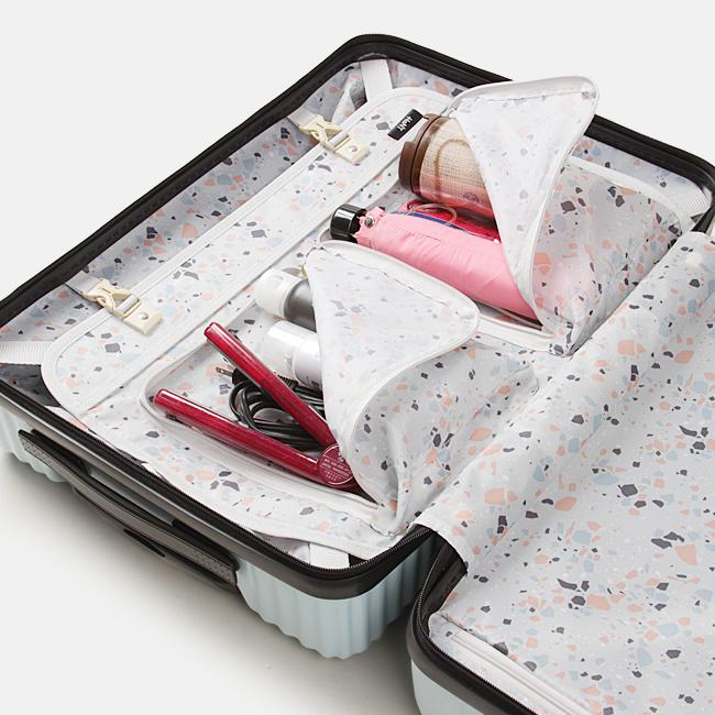 【極美品】HaNT マイン 47L キャリーケース tsaロック Ace（エース） ハント マイン スーツケース Mサイズ 47L ストッパー