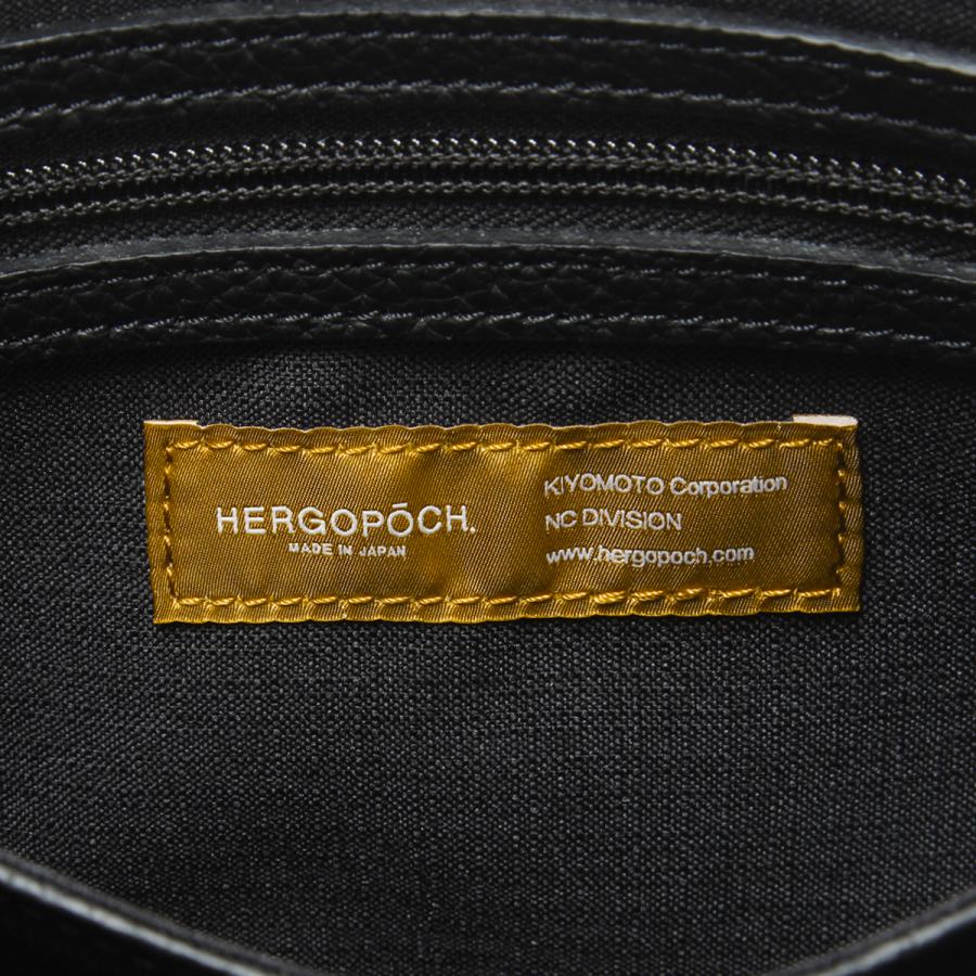 HERGO POCH エルゴポック 本革　2WAY ボディバッグ HERGOPOCH（エルゴポック） クラッチバッグ メンズ ブランド 軽量 日本