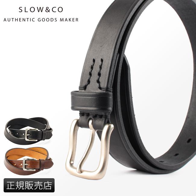 SLOW（スロウ） ベルト メンズ 27mm レザー 本革 日本製 メンズ