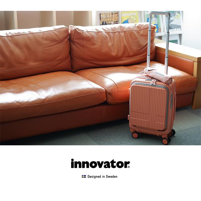2年保証 イノベーター スーツケース 機内持ち込み 21L 軽量 超小型 LCC対応 コインロッカー フロントオープン SSサイズ innovator INV30｜business-bugs｜34