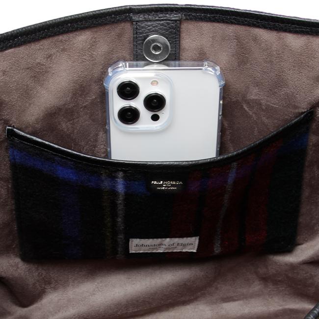 ペッレモルビダ ジョンストンズ オブ エルガン トートバッグ ビジネストート 本革 A4 日本製 ブランド メンズ レディース PELLE MORBIDA PMO-JECT010の画像