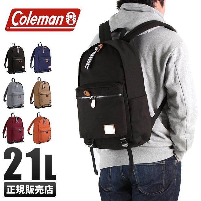 Coleman（コールマン） リュック 通学 女子 男子 21L 軽量 黒 高校生