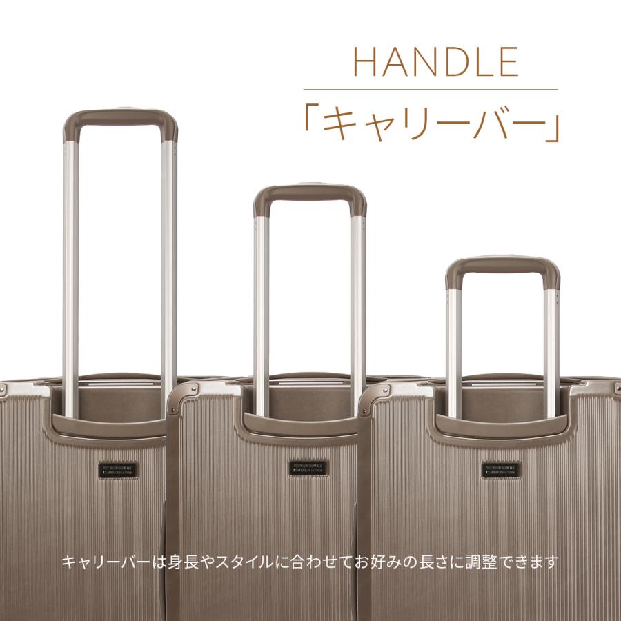 Lee（リー） ギャラクシーIII スーツケース Mサイズ 52L 60L 拡張機能