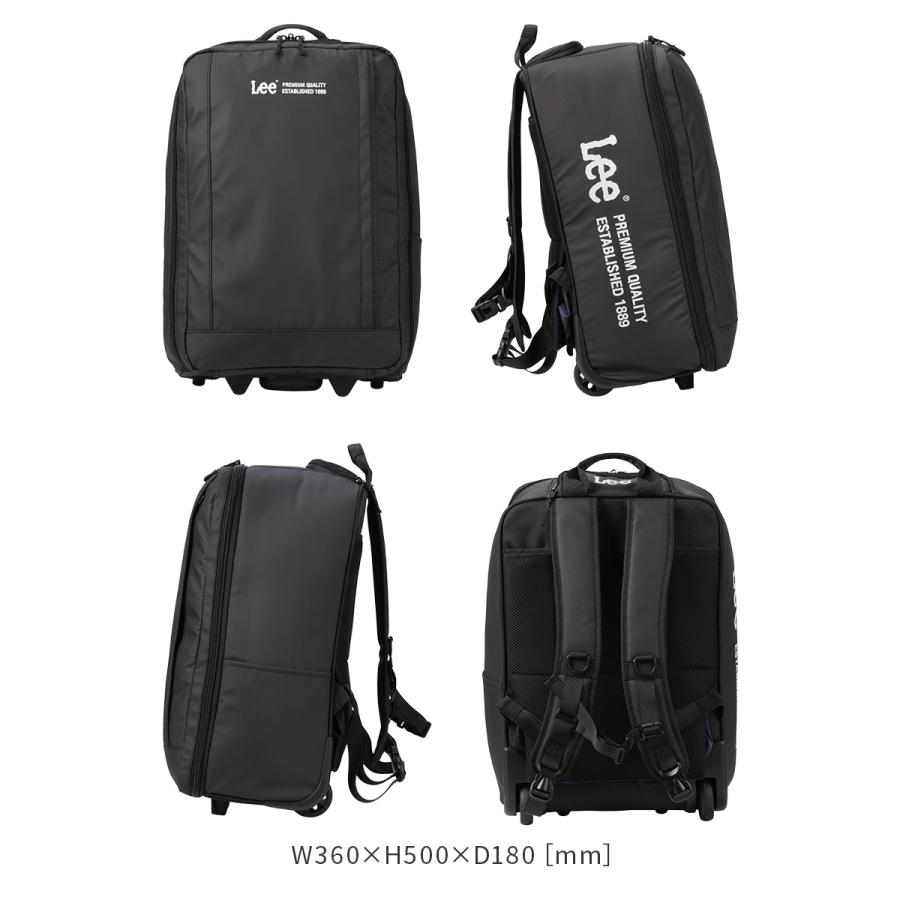 Lee リー リュックキャリー スーツケース 機内持ち込み Sサイズ SS 29L 軽量 小型 小さめ 2WAY キャスター付き バックパック キャリーケース 320-9061_5
