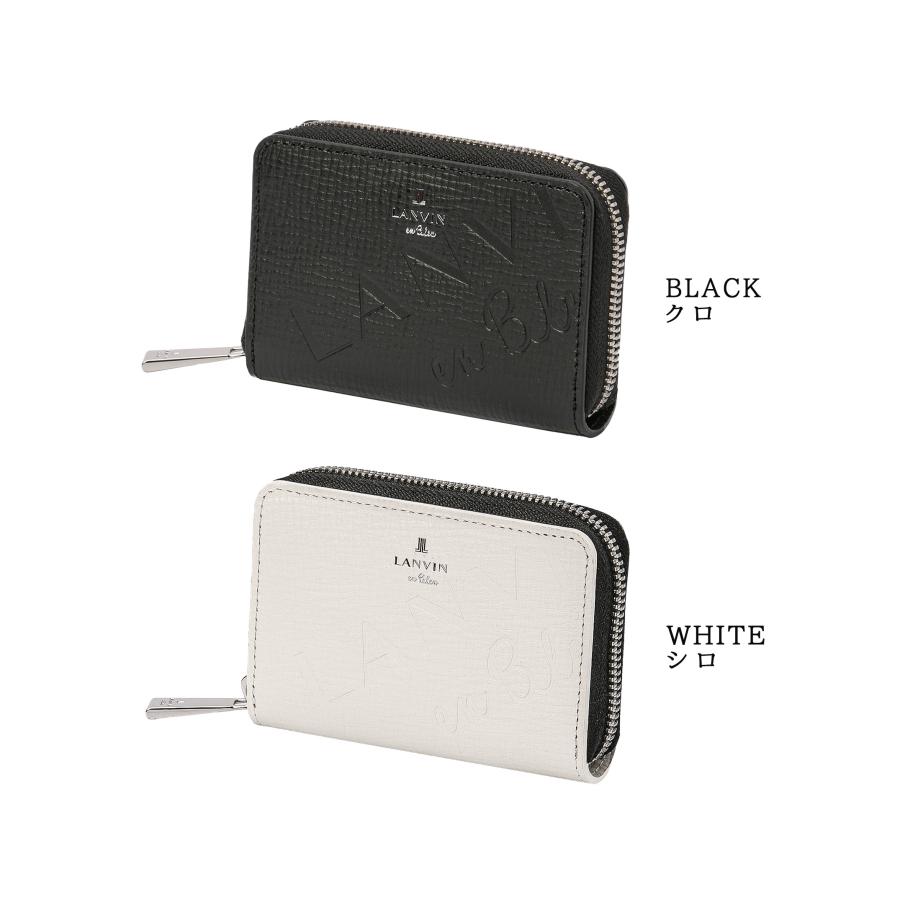 商品レビューで+5%｜ランバンオンブルー バトラー 小銭入れ ケース メンズ レディース ブランド ファスナー レザー 本革 LANVIN en Bleu Butler 519611 LANVIN en Bleu ランバンオンブルー バトラー 小銭入れ コインケース