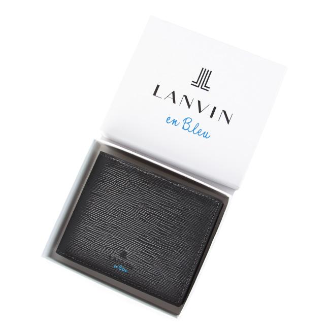LANVIN en Bleu ランバンオンブルー ランバン 財布 二つ折り財布 本革