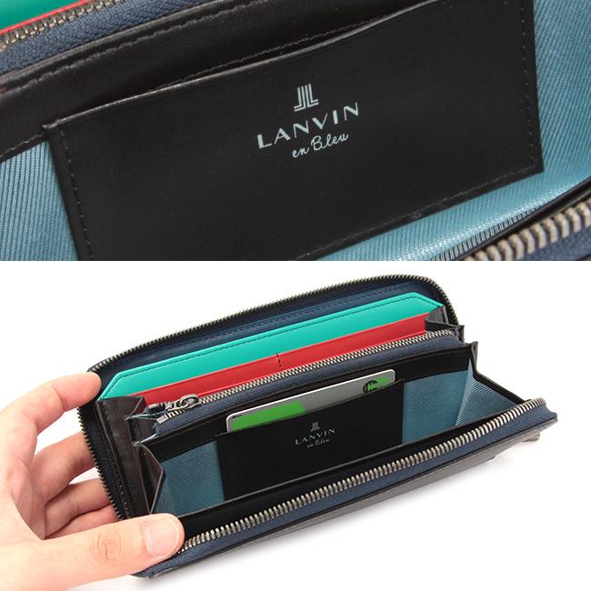 LANVIN en Bleu ランバンオンブルー ランバン 財布 長財布 本革