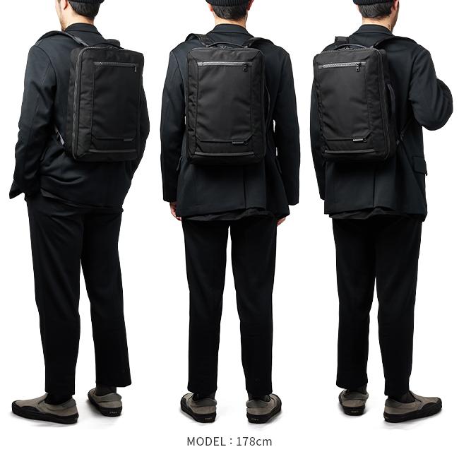 マスターピース ビジネスリュック メンズ ブランド 50代 40代 軽量 撥水 薄型 日本製 2WAY ビジネスバッグ ウォール master-piece 02321 在庫限りの画像