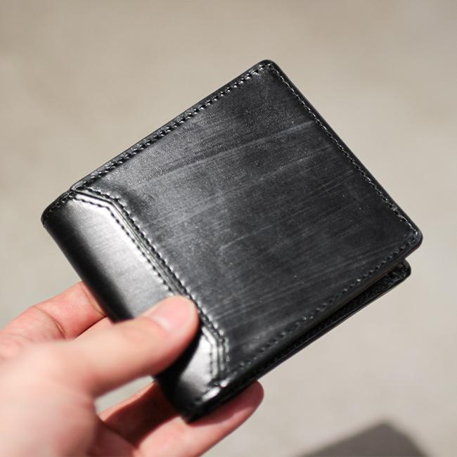 マスターピース 財布 メンズ 二つ折り財布 薄い財布 薄型 日本製 本革 ブライドルレザー ブランド master-piece 04232 在庫限りの画像