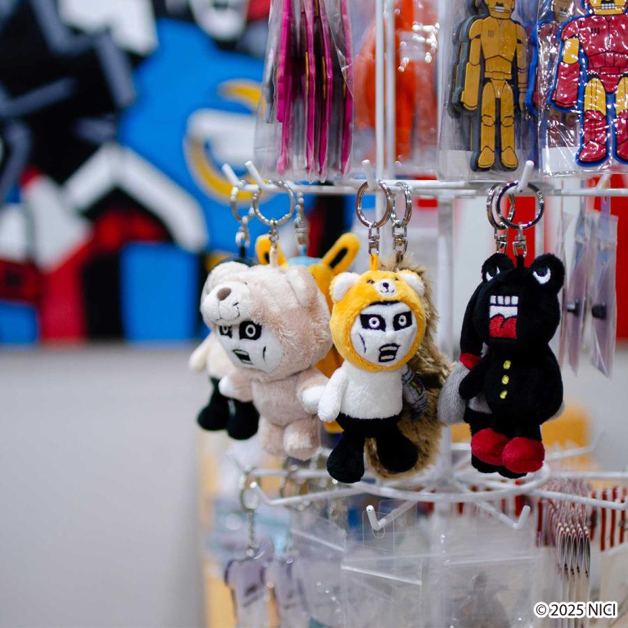 manぬいぐるみ、アクリルキーホルダー nici（ニキ） パンクドランカーズ×ニキ キーホルダー ぬいぐるみ