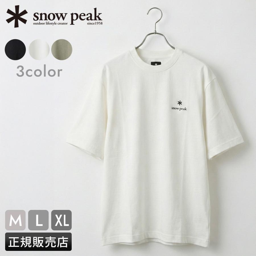 snow peak（スノーピーク） Tシャツ 半袖 クルーネックタイプ snow