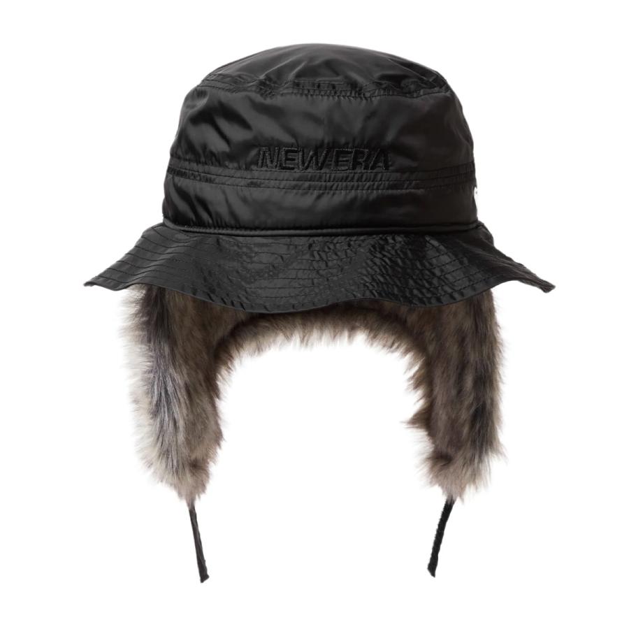 NEW ERA ファー付きフード帽子 MEDIUM NEW ERA（ニューエラ） 最大42% 5/3限定 トラッパー ファー ハット
