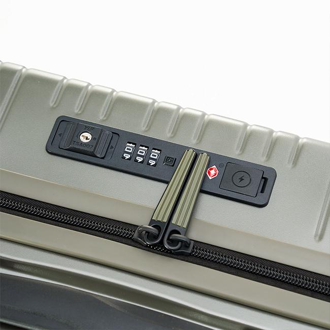 ショッピングお得セール アジアラゲージ ピタフラット スーツケース 機内持ち込み Sサイズ SS 37L フロントオープン ストッパー USB ALI PIF-8810-18 キャリーケース