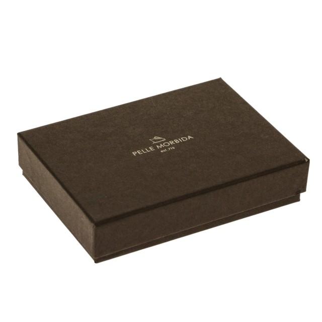 PELLE MORBIDA（ペッレ モルビダ） 名刺入れ 本革 型押しレザー PELLE