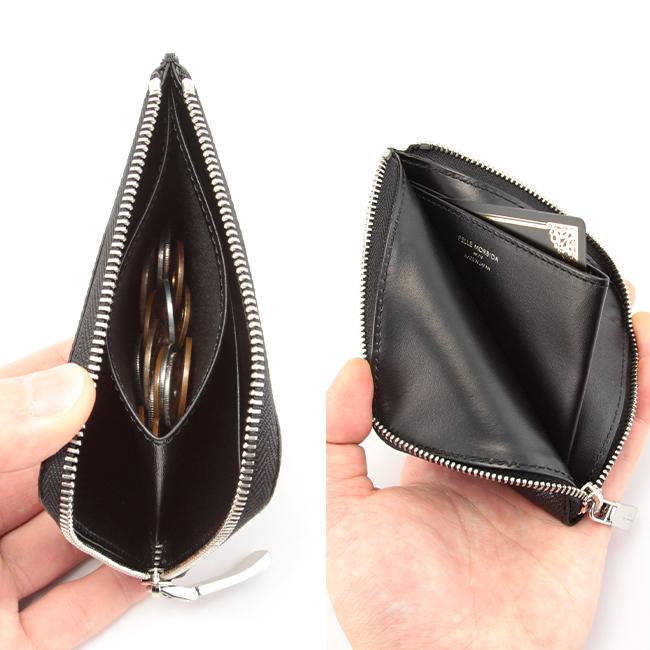 PELLE MORBIDA（ペッレ モルビダ） 財布 L字ファスナー コンパクト 本