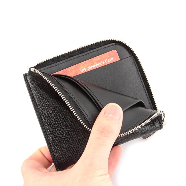 PELLE MORBIDA（ペッレ モルビダ） 財布 L字ファスナー コンパクト 本