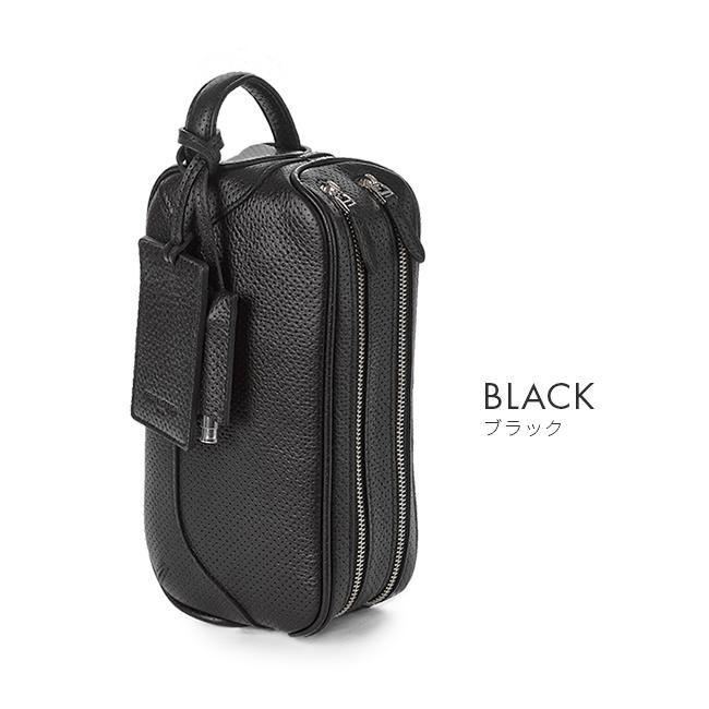 ペッレモルビダ メイデンボヤージュ クラッチバッグ PELLE MORBIDA PMO-MB028P 本革 パンチングレザー 2室 サードバッグの画像