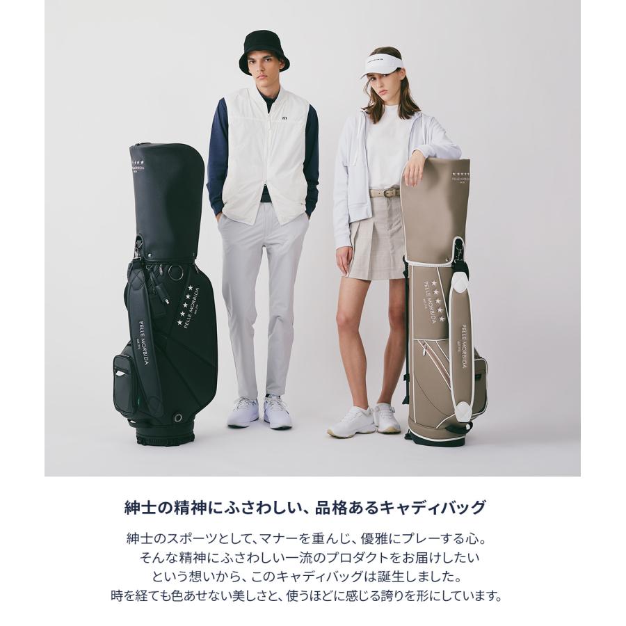 PELLE MORBIDA（ペッレ モルビダ） ゴルフ キャディバッグ カート型 合