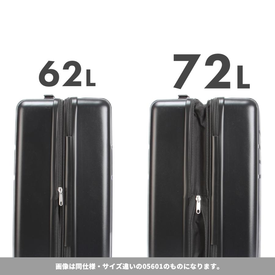 エース リミニ フェルトリア スーツケース Mサイズ 62L/72L 拡張機能